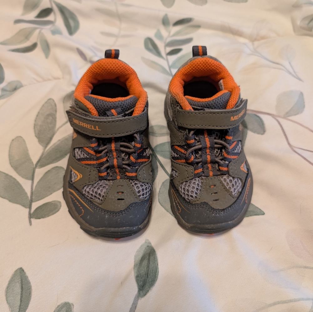 Merrell Kids Sneakers - Charcoal and orange